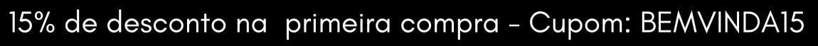Cupom Primeira Compra 15%