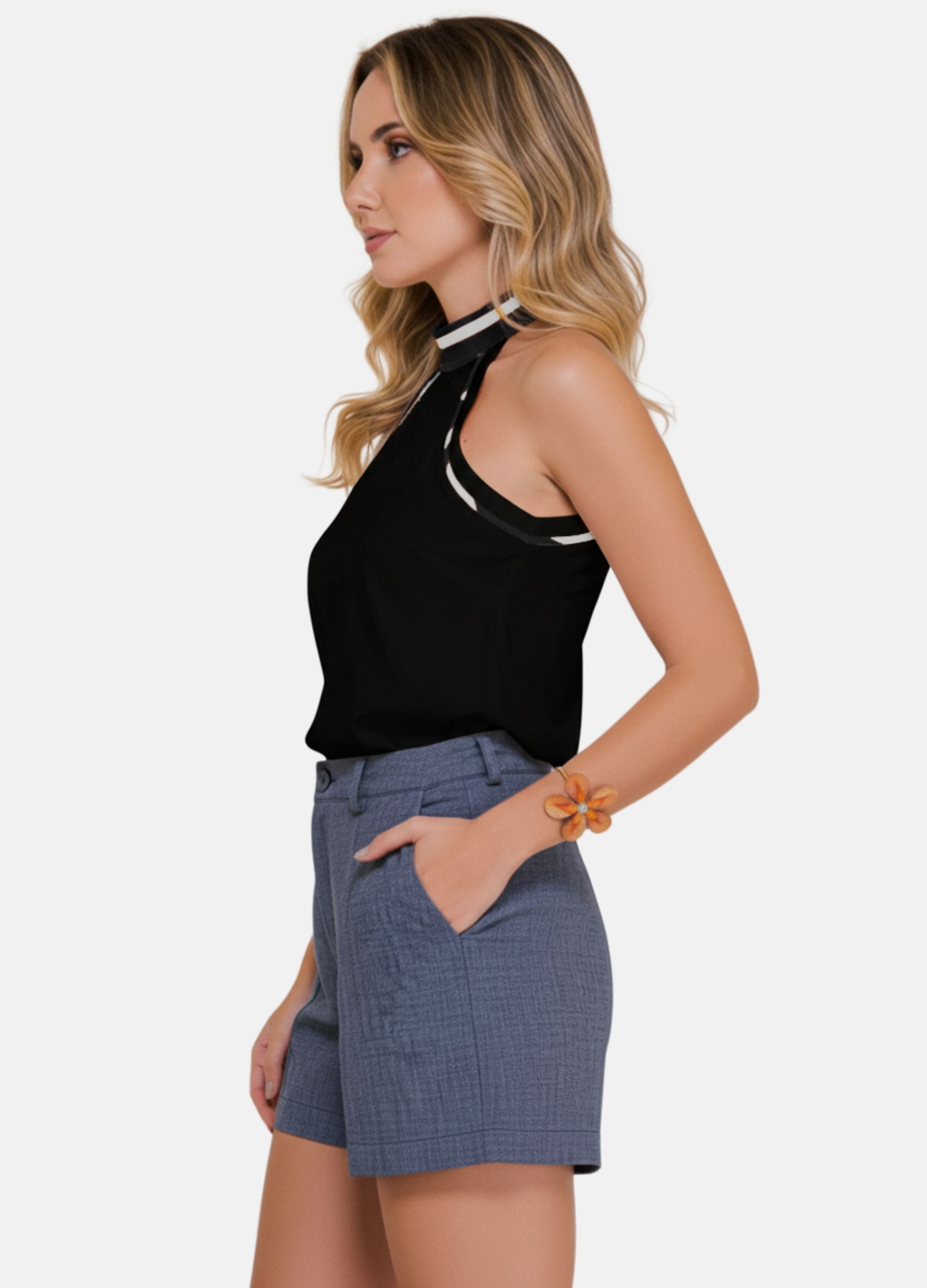 BLUSA C RETILINEA