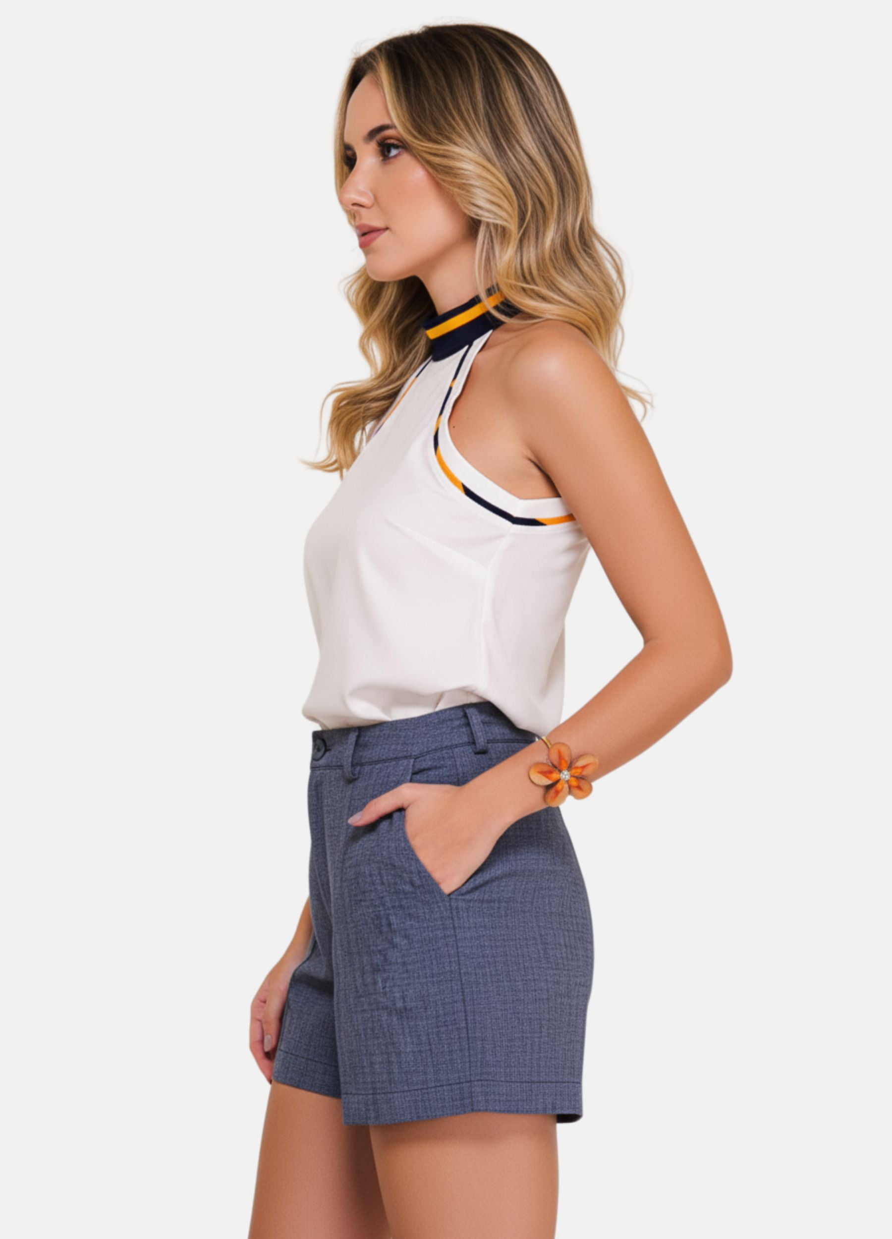 BLUSA C RETILINEA
