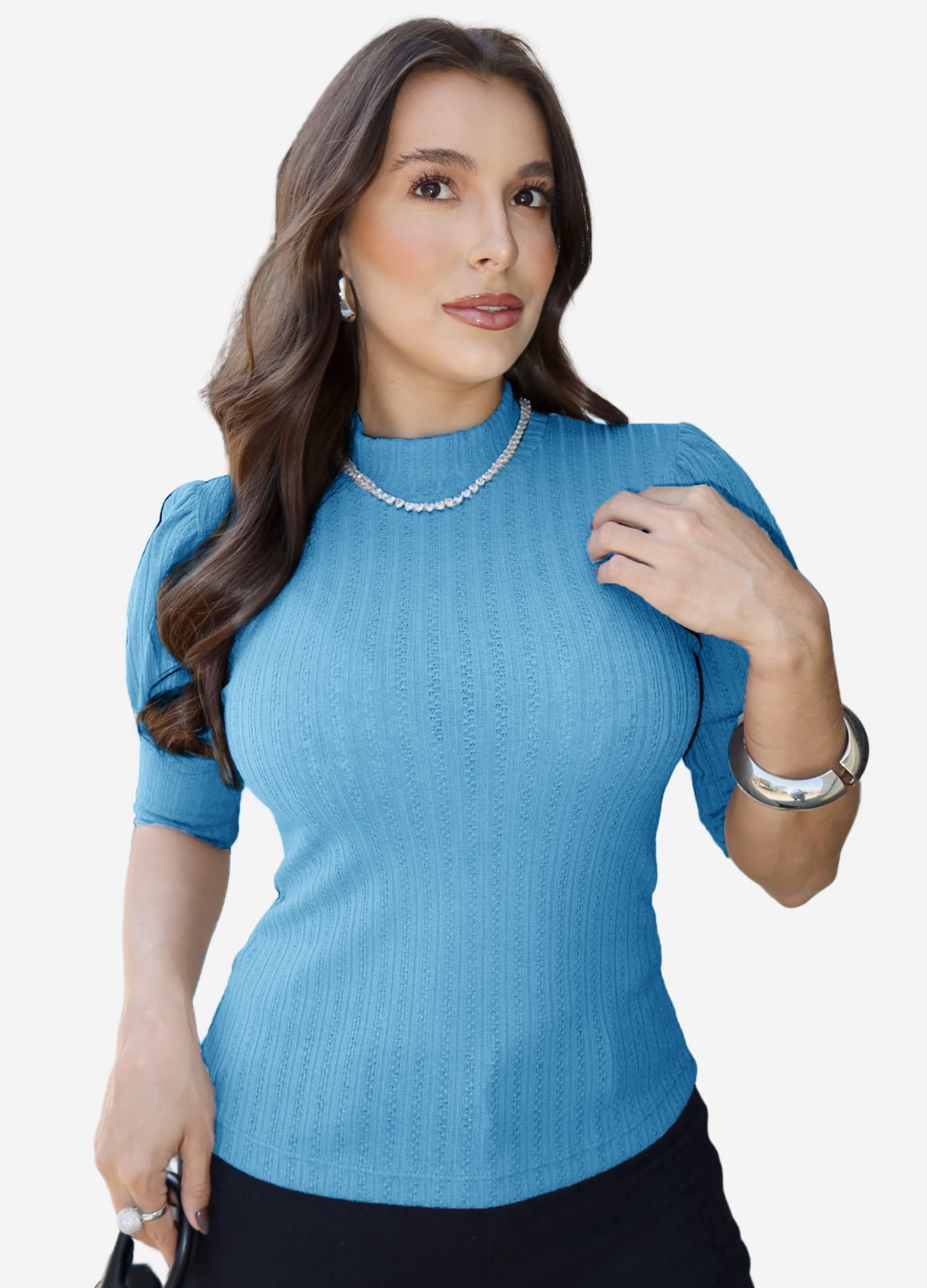 BLUSA FEMININA TRICOT TERESA 