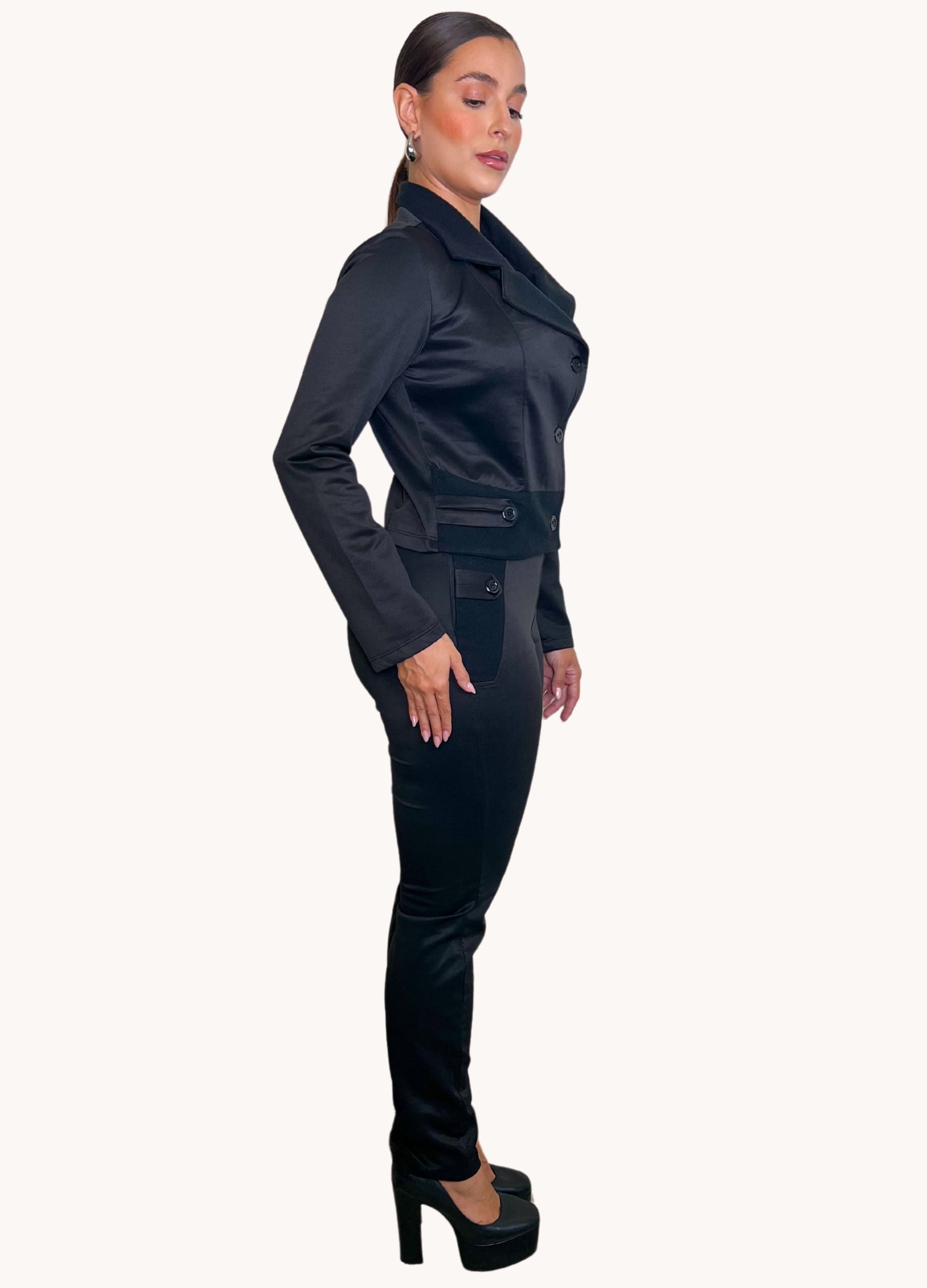 CALÇA FEMININA SKINNING RISCA DE GIZ 