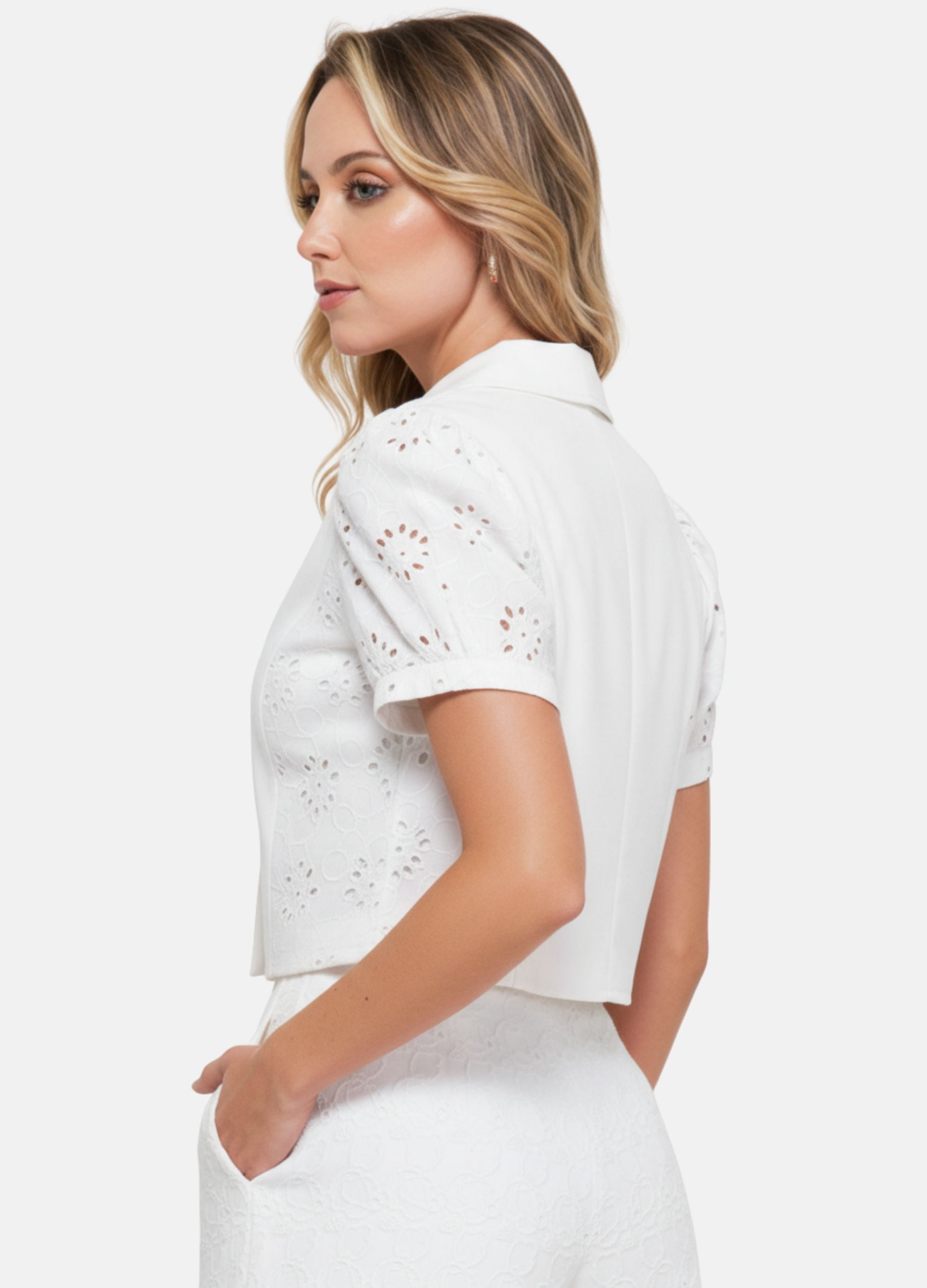 MINI CASACO DE LAISE E VOIL 