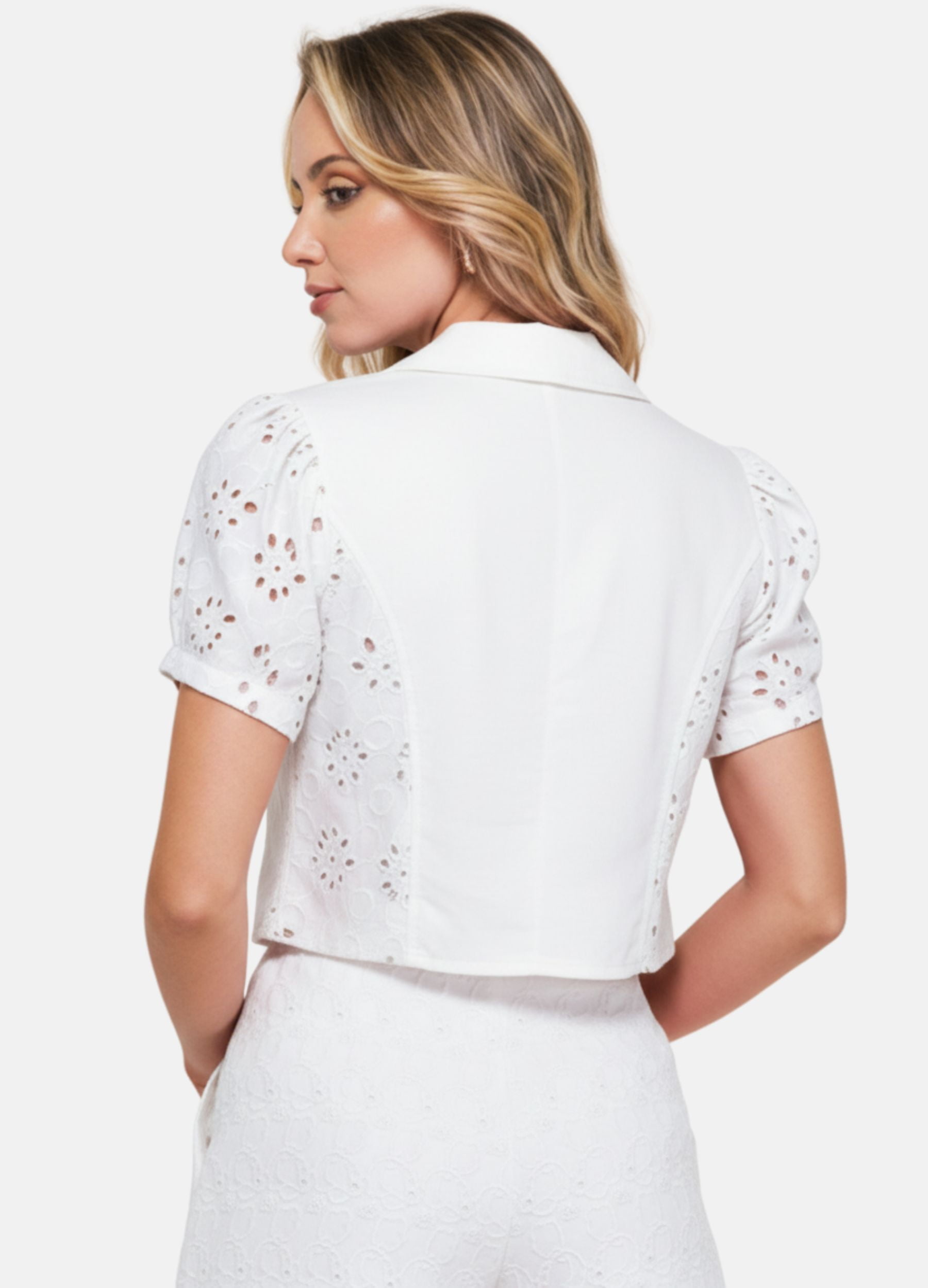 MINI CASACO DE LAISE E VOIL 