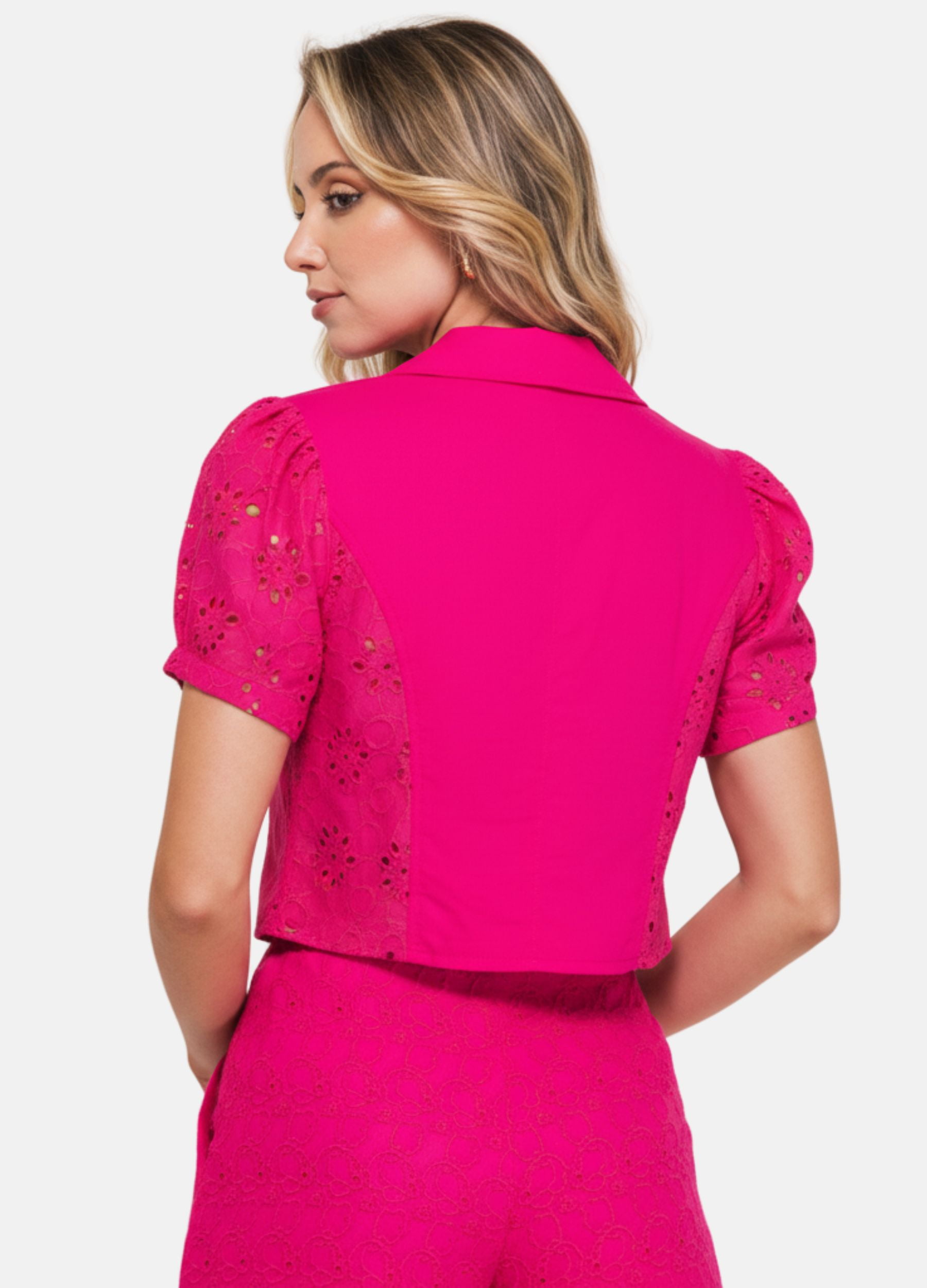 MINI CASACO DE LAISE E VOIL 