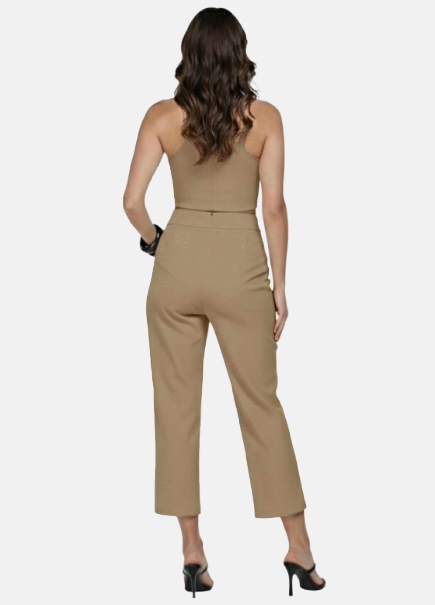 CONJUNTO FEMININO CALÇA COM PALA E BLUSA