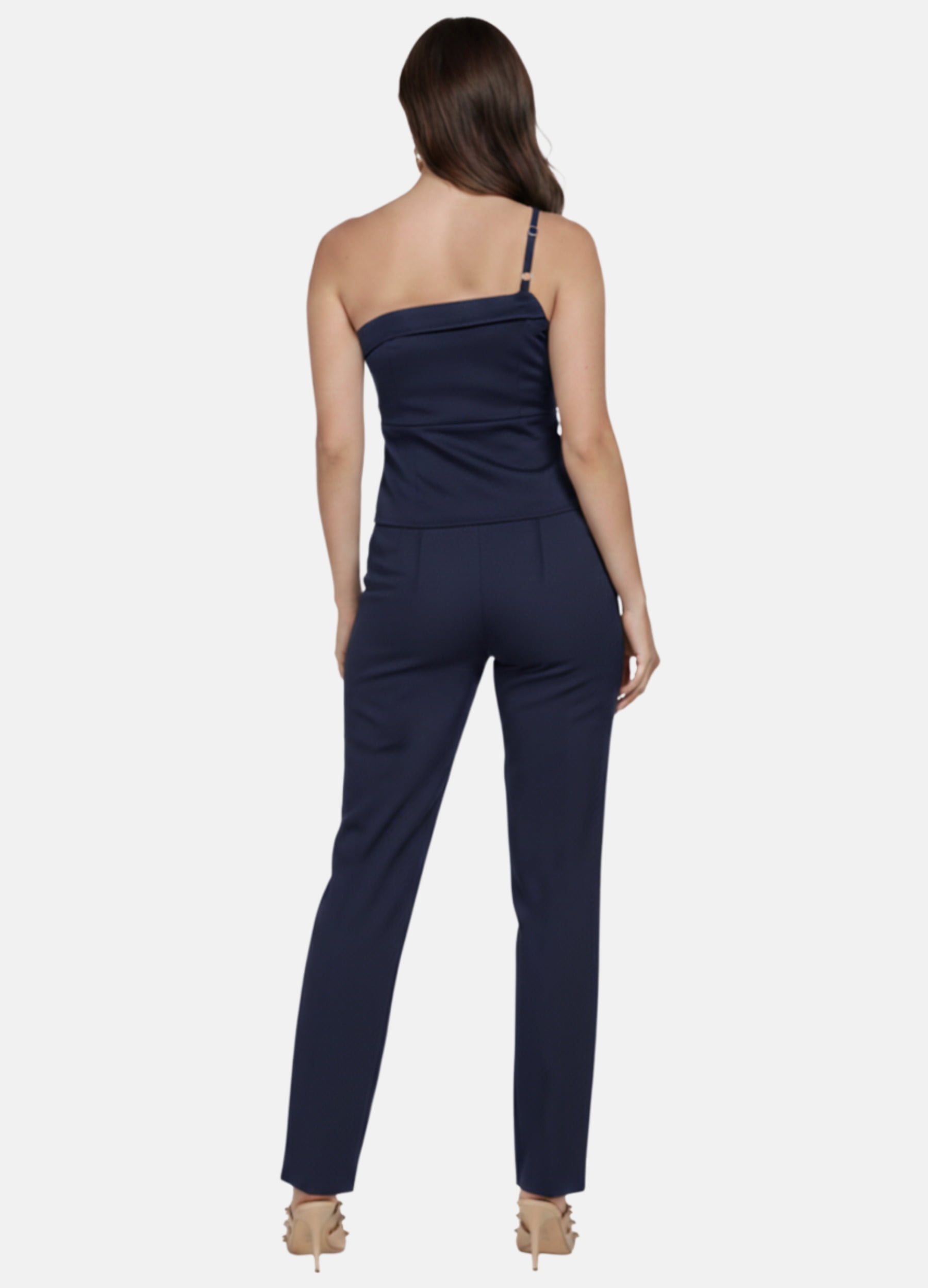 CONJUNTO FENININO CALÇA E BLUSA DE UM OMBRO SÓ