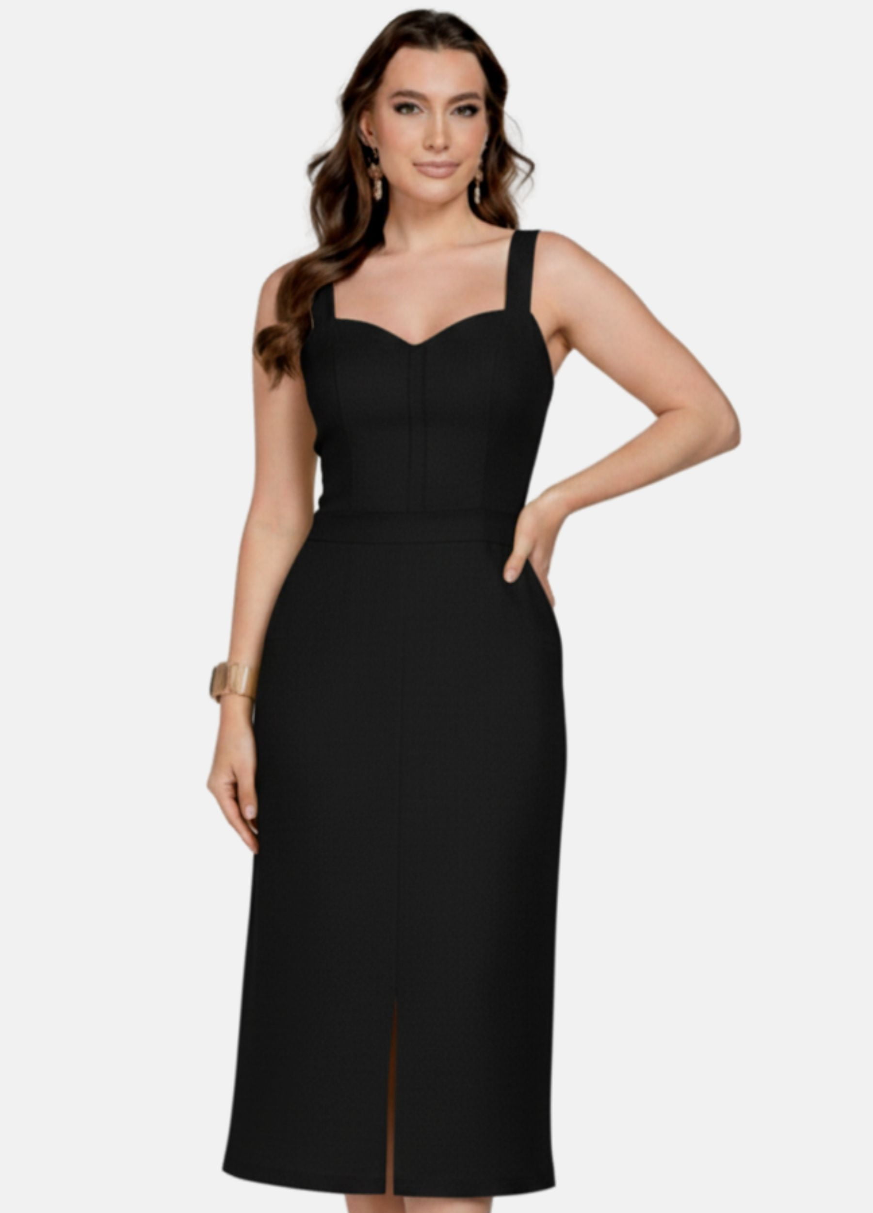 CONJUNTO FEMININO SAIA MIDI E CROPPED 