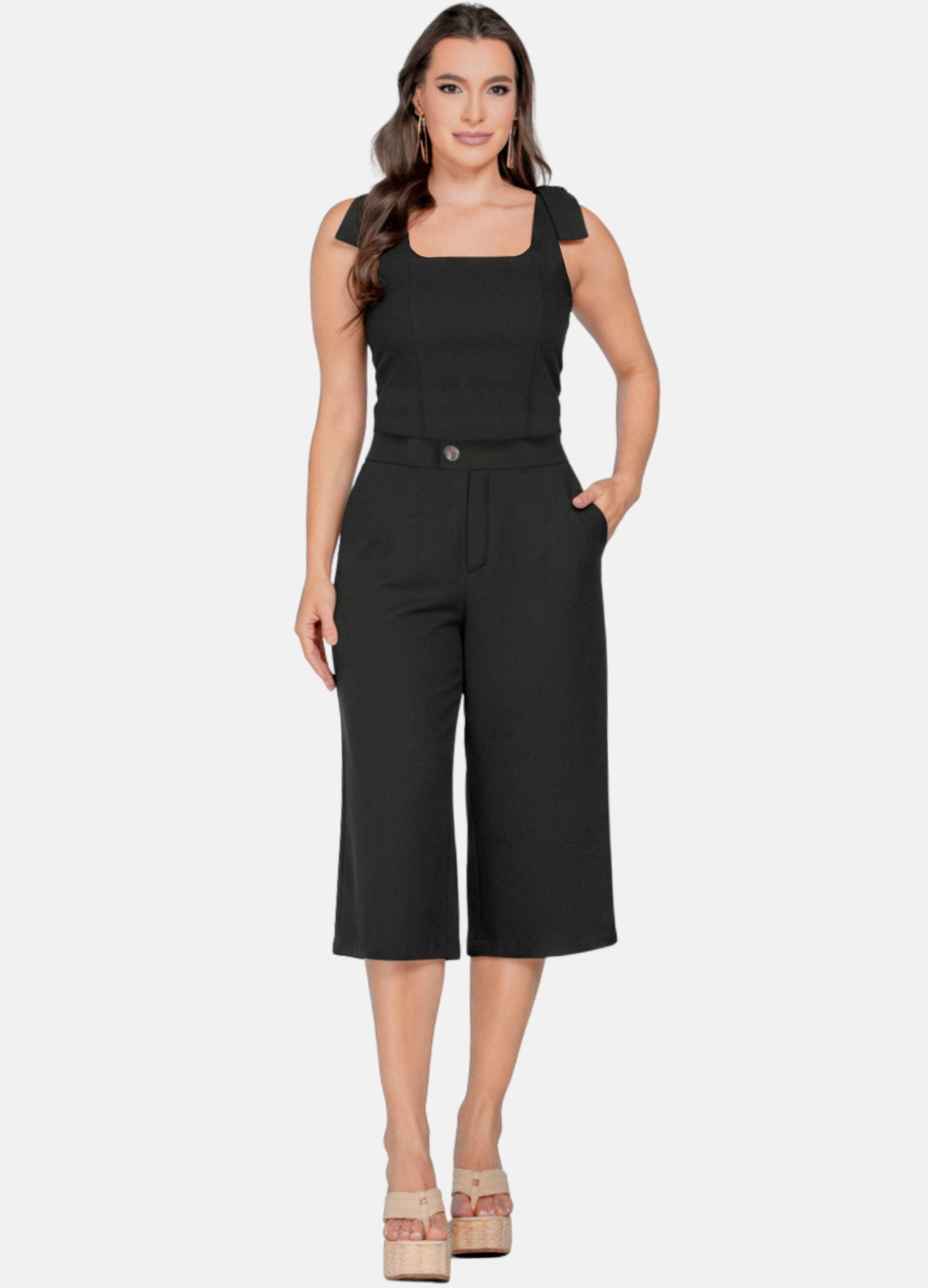 CONJUNTO FEMININO NORMA BERMUDA E BLUSA 