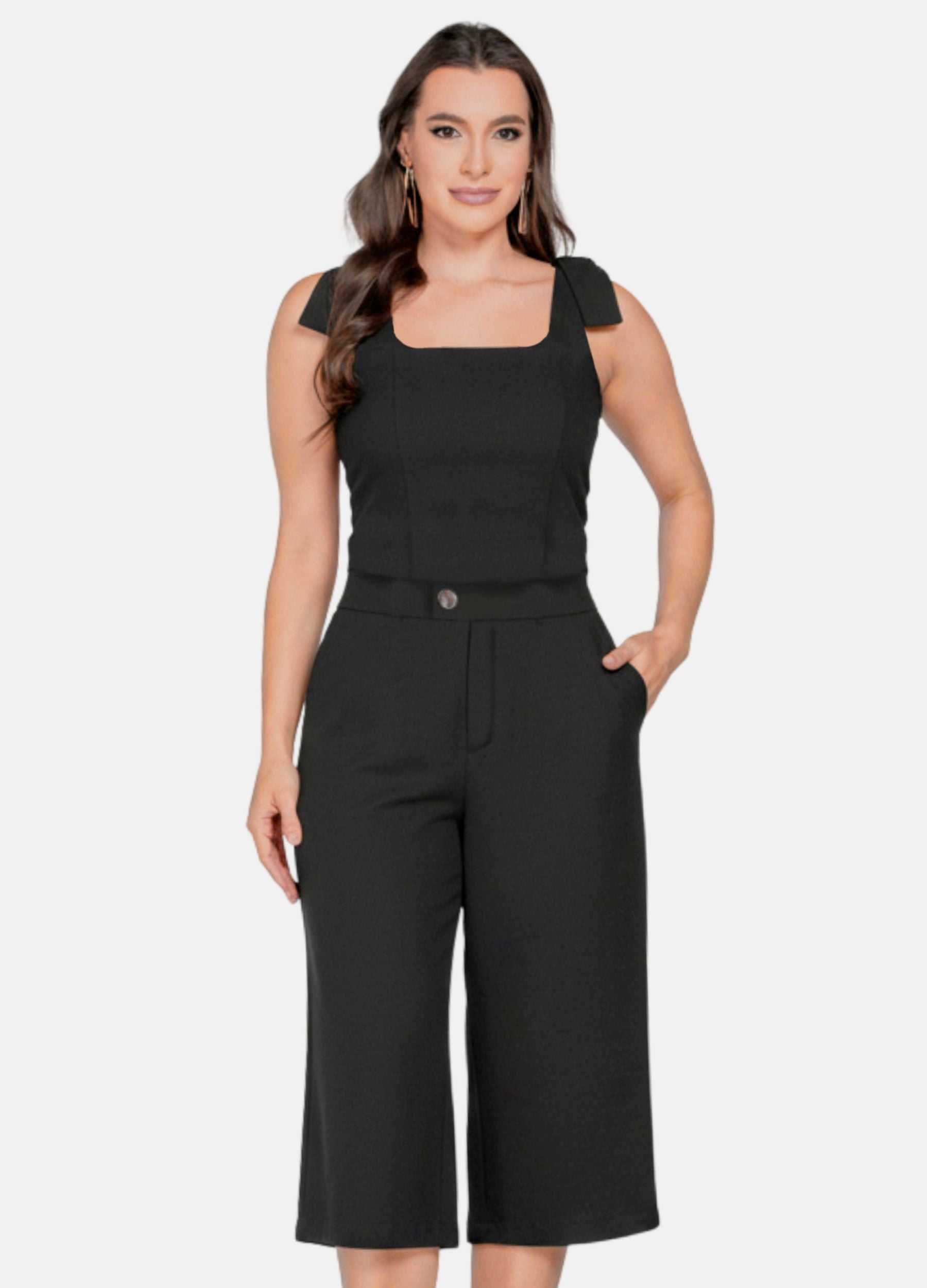CONJUNTO FEMININO NORMA BERMUDA E BLUSA