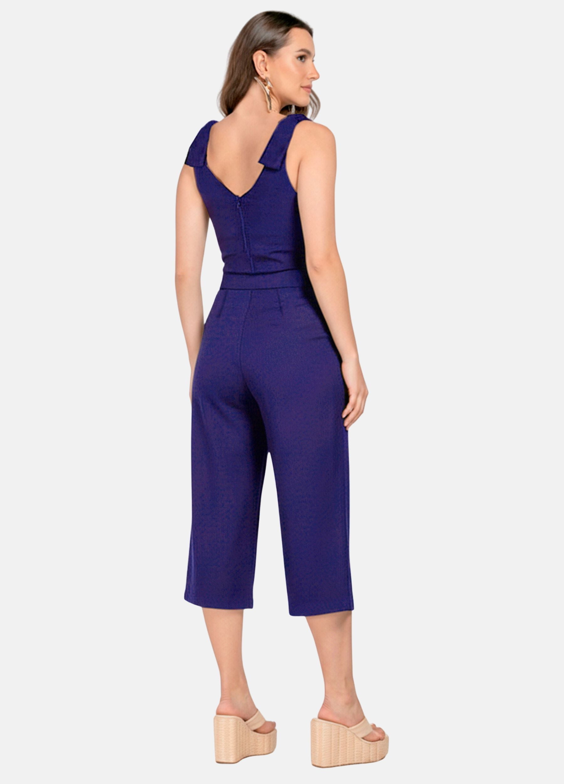 CONJUNTO FEMININO NORMA BERMUDA E BLUSA 