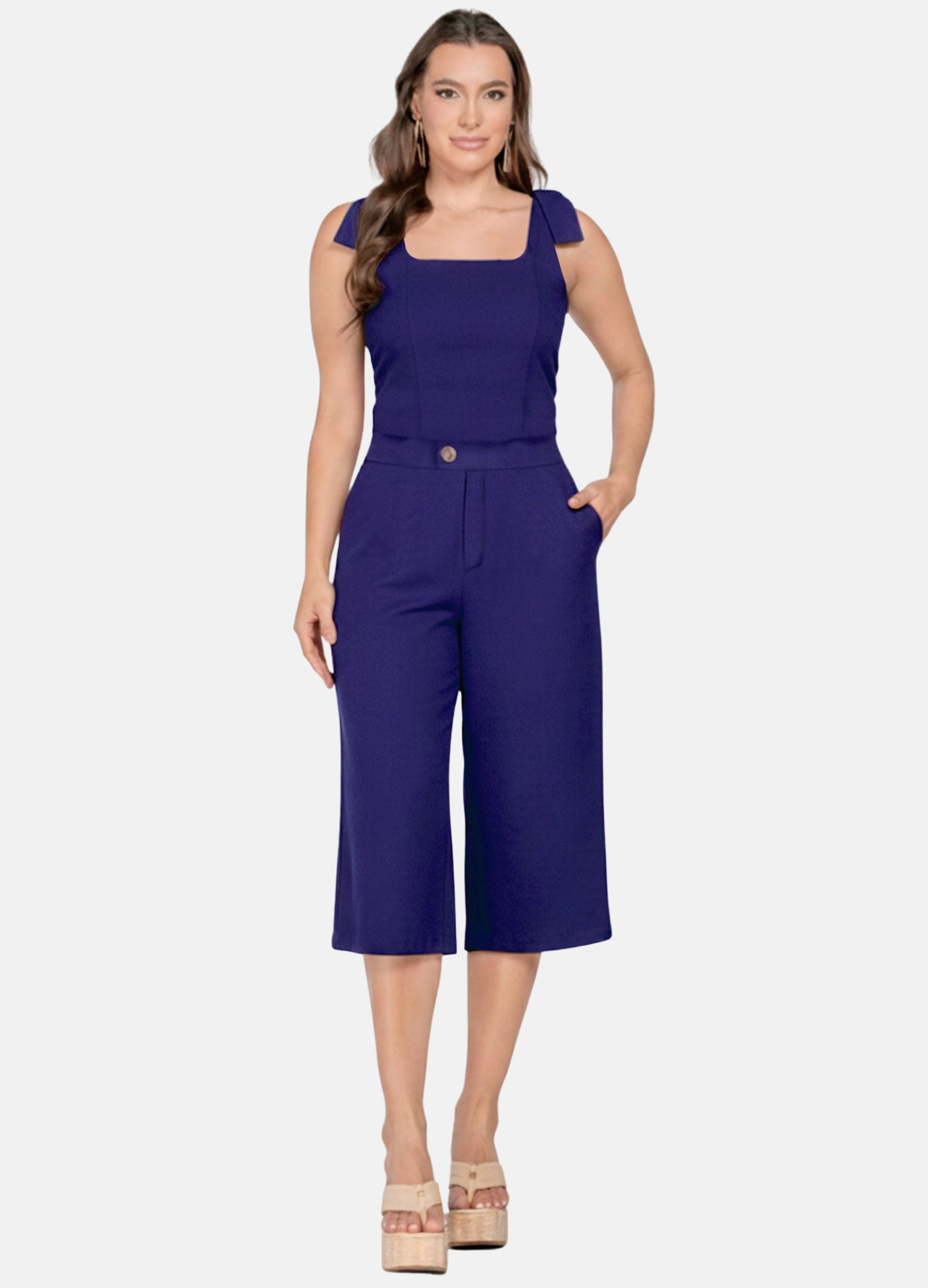 CONJUNTO FEMININO NORMA BERMUDA E BLUSA 