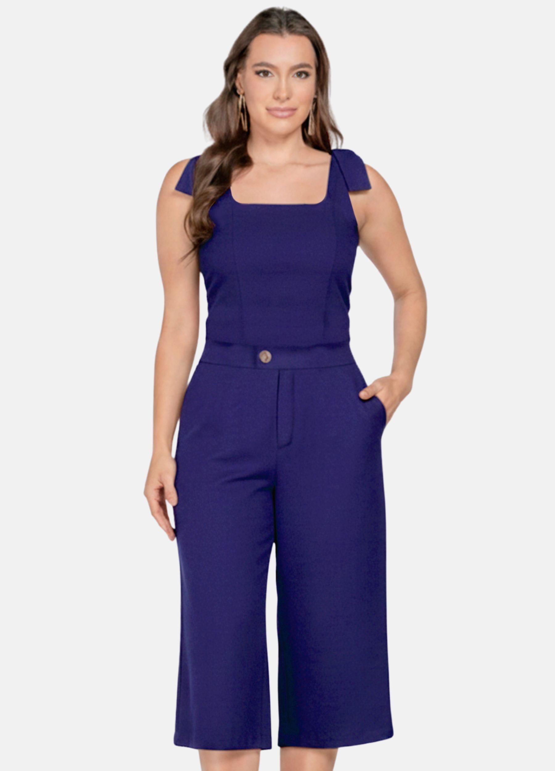CONJUNTO FEMININO NORMA BERMUDA E BLUSA
