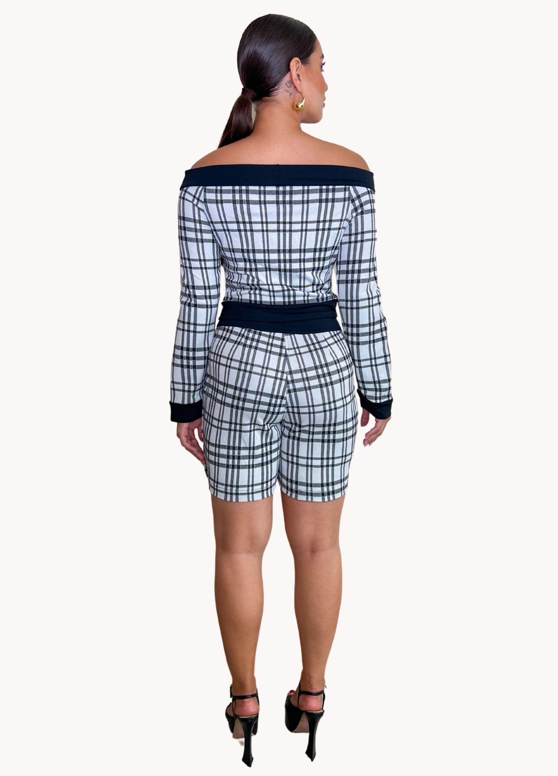 SHORT SAIA XADREZ 