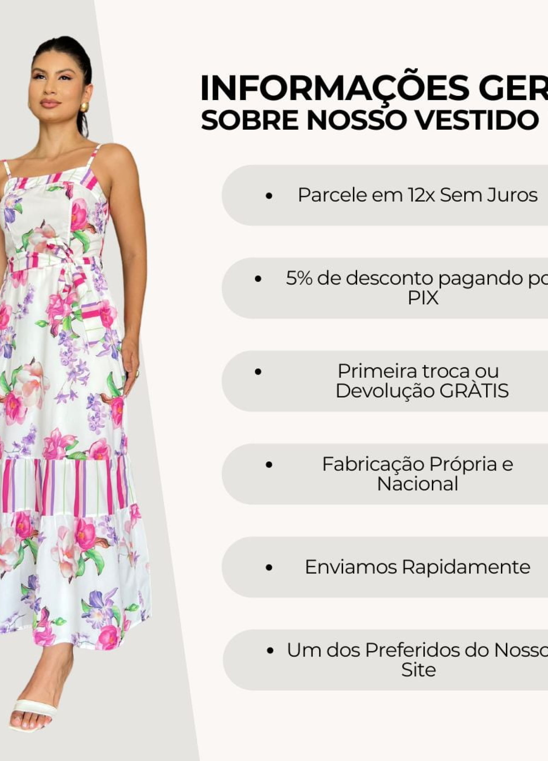 VESTIDO MIDI ESTAMPA COMPOSÊ 