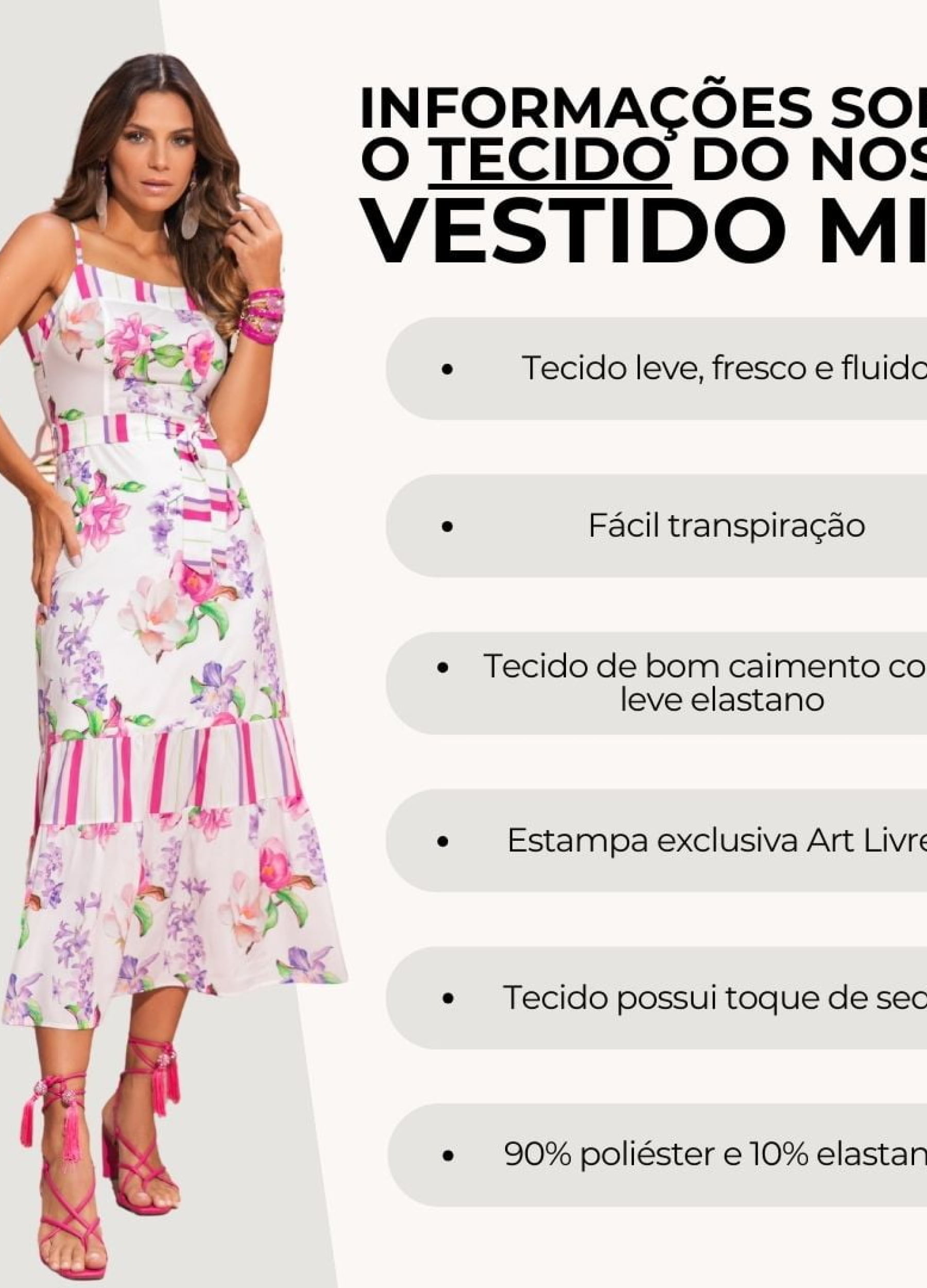 VESTIDO MIDI ESTAMPA COMPOSÊ 