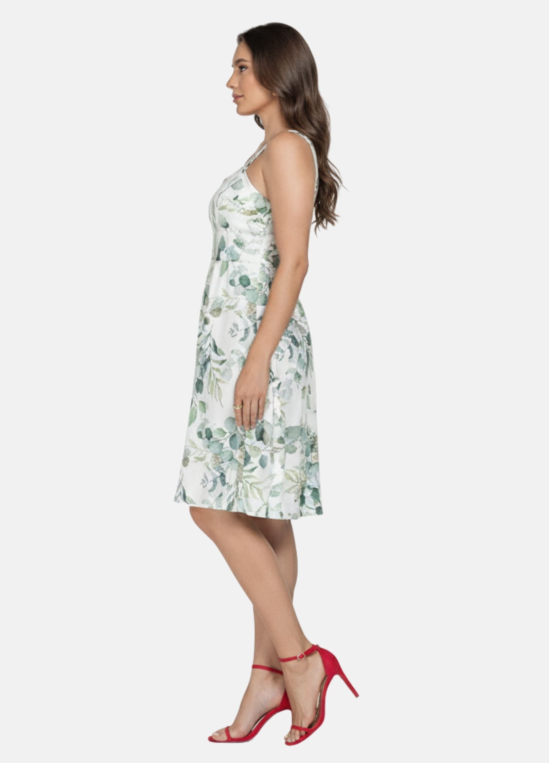 VESTIDO CURTO ESTAMPA FLORAL 
