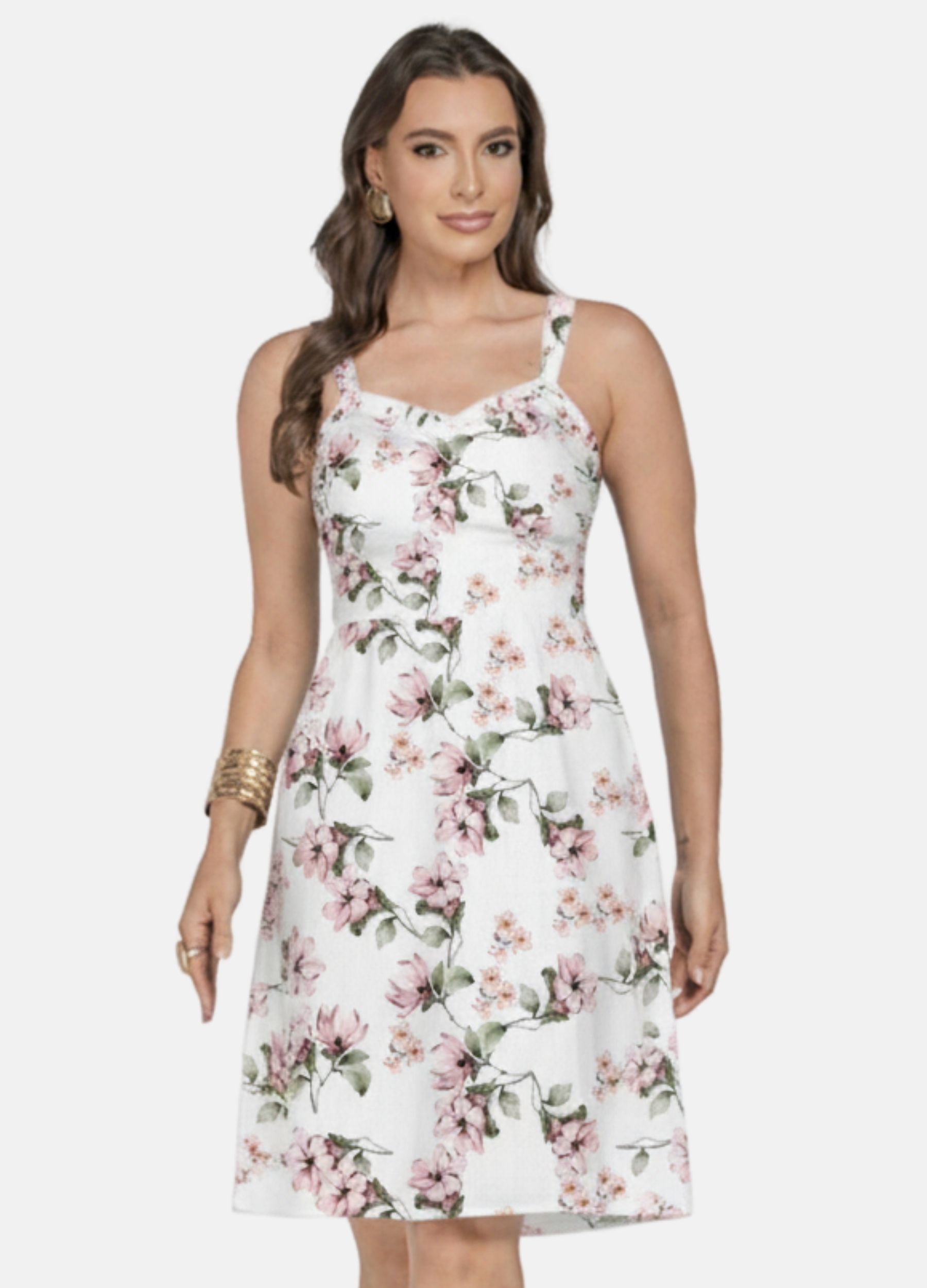 VESTIDO CURTO ESTAMPA FLORAL