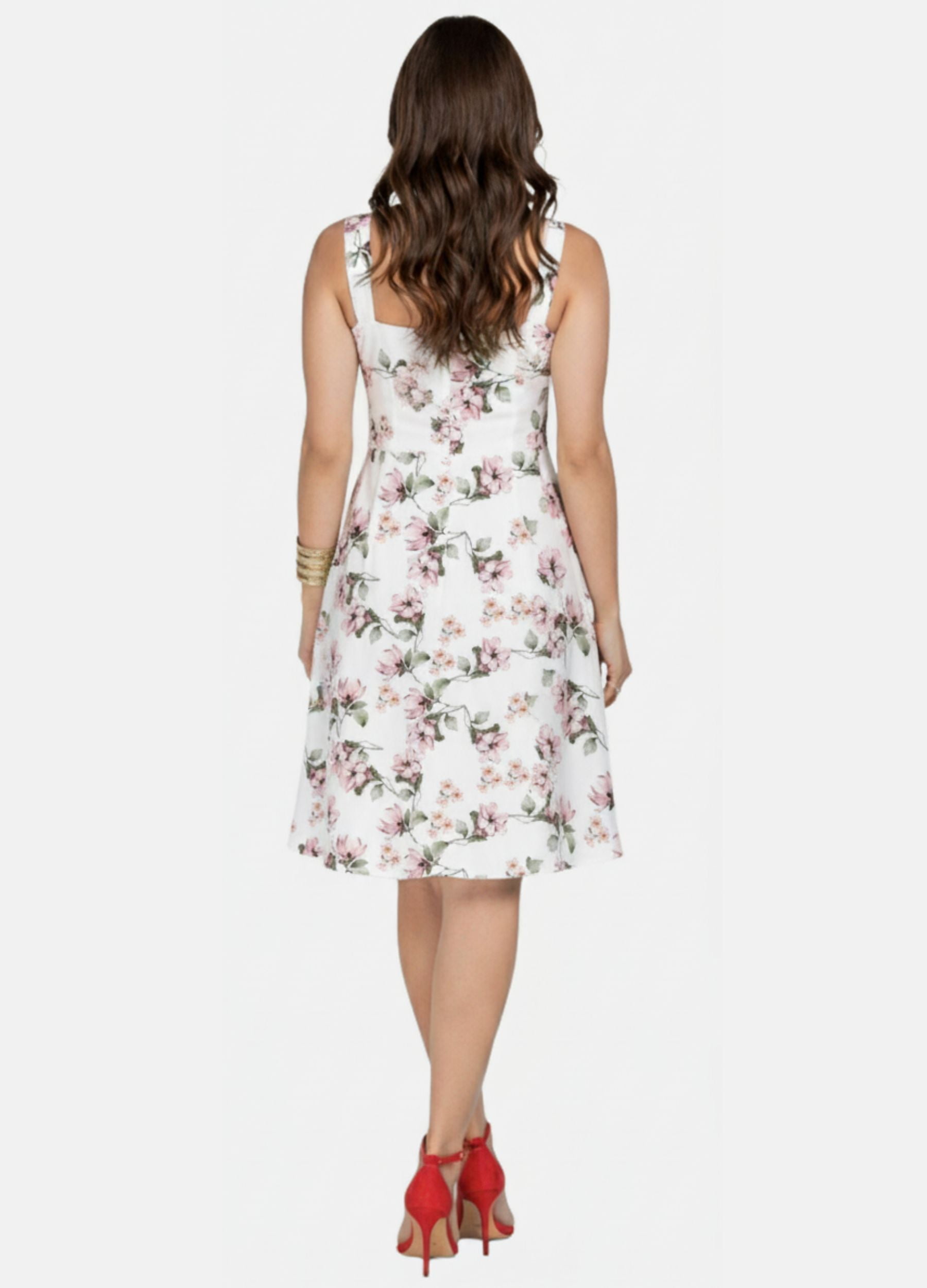 VESTIDO CURTO ESTAMPA FLORAL 