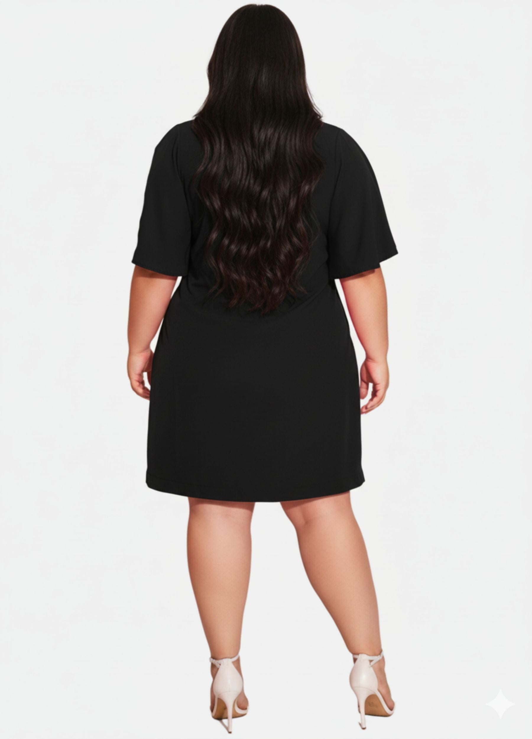 VESTIDO DECOTE PLUS SIZE 