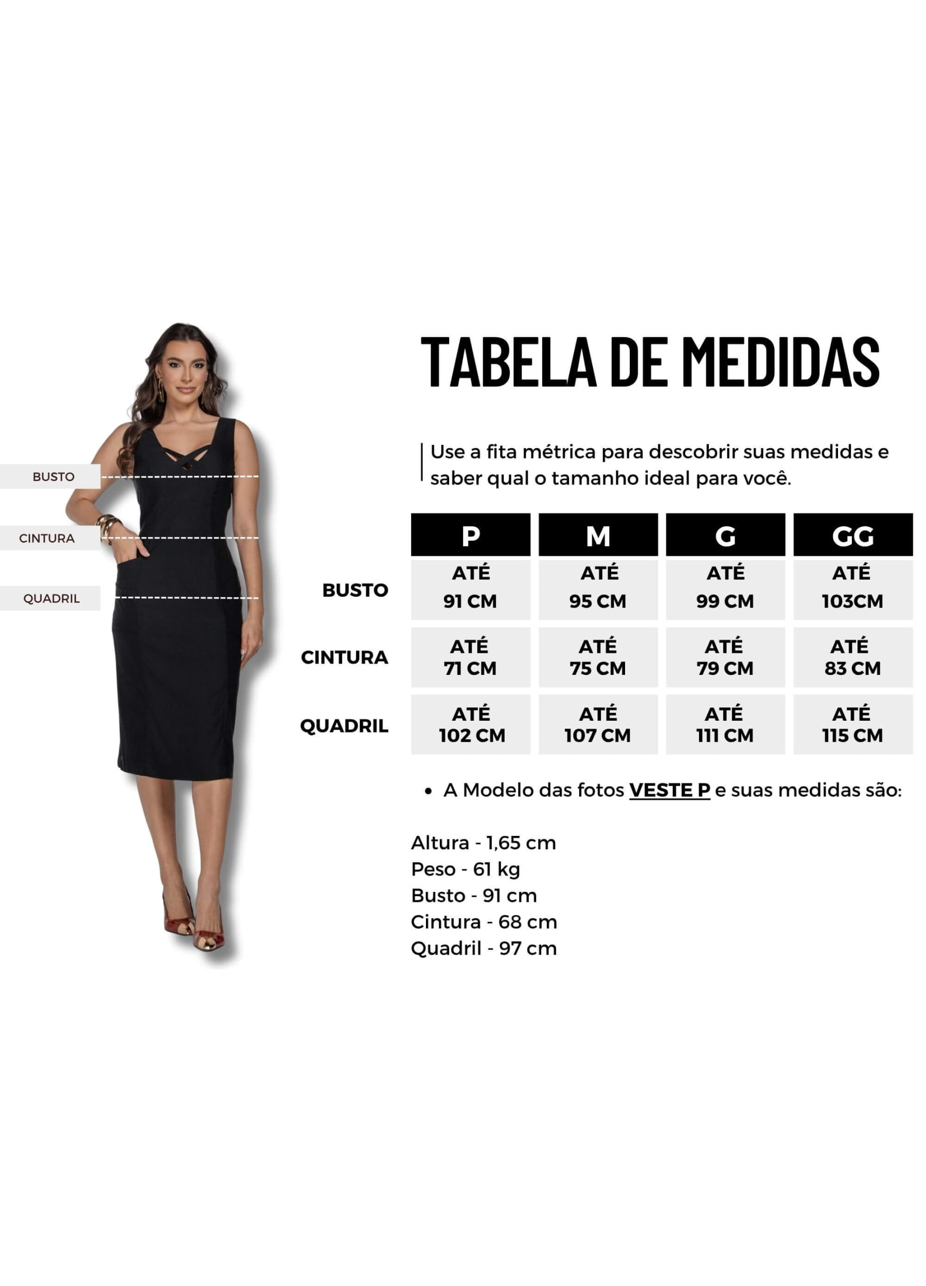 VESTIDO MIDI COM DETALHE EM X E BOLSO 