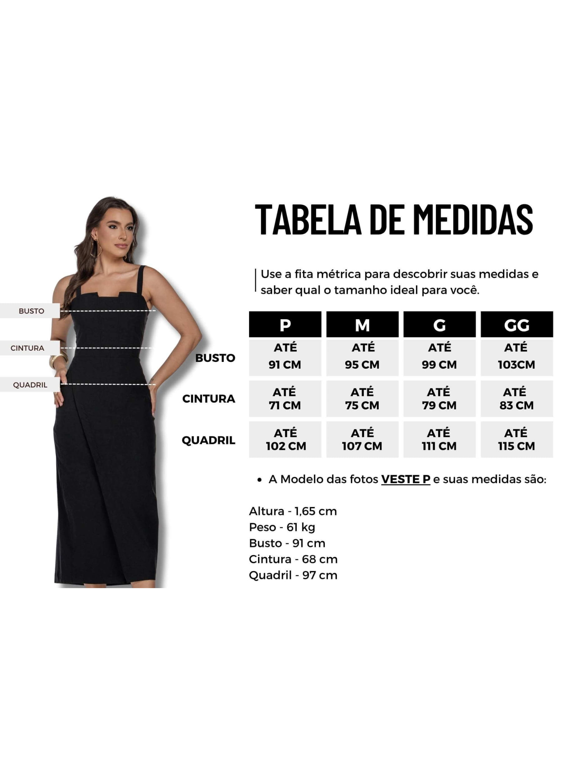 VESTIDO MIDI COM RECORTES E SAIA ENVELOPE 