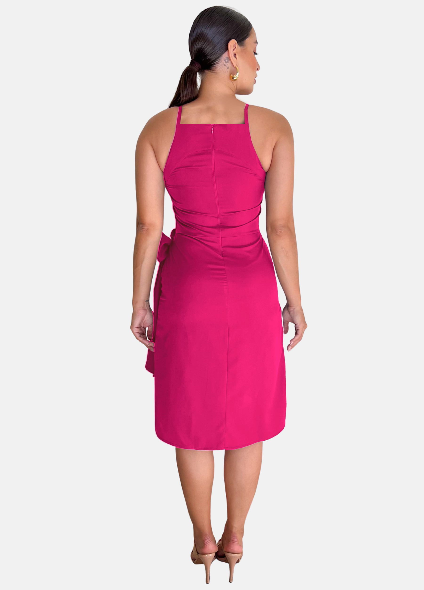 VESTIDO MIDI JULIA COM AMARRAÇÃO 