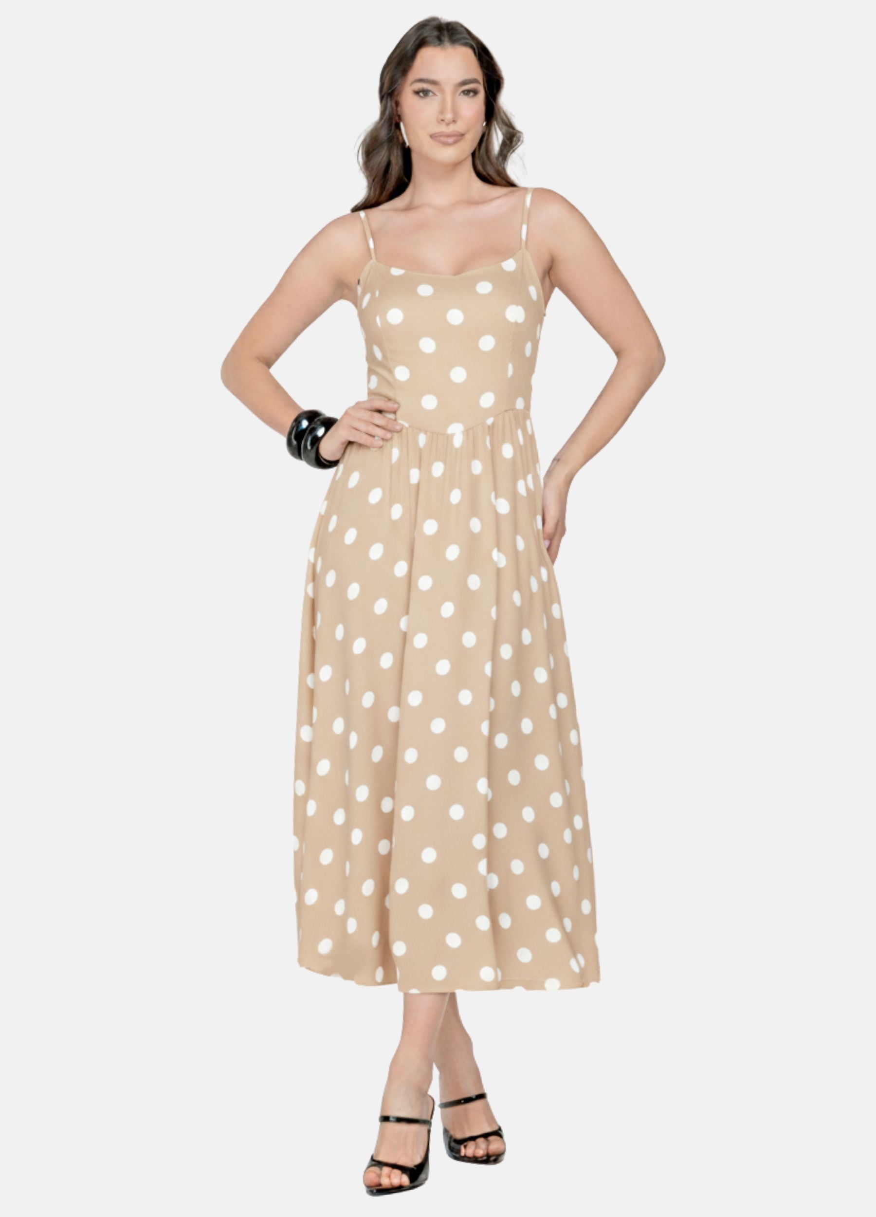 VESTIDO MIDI MARCELA POA